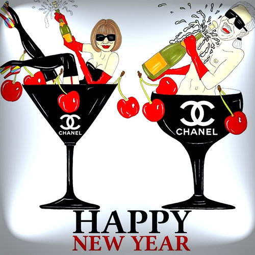 O Karl Lagerfeld και η Anna Wintour μας εύχονται «Καλή Χρονιά»